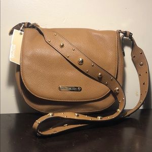 Michael Kors Leather Messenger Bag